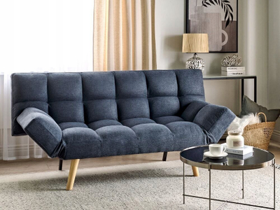 Divan krevati INGARO, mekanizëm click clack, stil skandinav, blu navy
