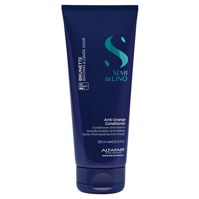 Balsam për flokë Alfaparf Milano Semi Di Lino Brunette Anti-Orange, 200 ml