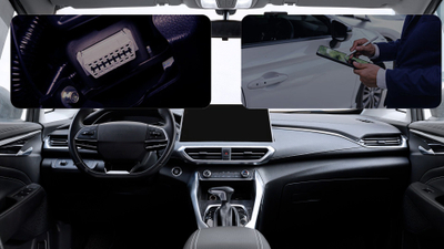 Adapter energjie për kamera parkimi 70mai Hardwire Kit OBD II, lidhje USB C, për makinë