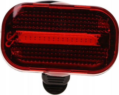 Dritë e pasme biçiklete Tiross TS-2216, 15 LED, rezistente ndaj ujit, e kuqe