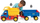 Kamion lodër Wader Gigant Truck 65100 me rimorkio, shumëngjyrësh