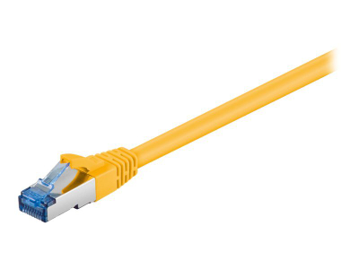 Kabllo rrjeti Goobay Patch, CAT 6a, 3 m, e verdhë