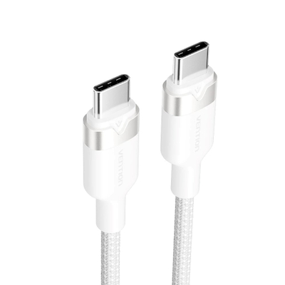 Kabllo USB Vention USB 2.0 Type C në Type C, 3A, 2m, e bardhë