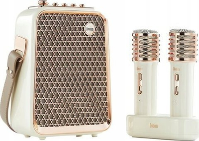 Folëse karaoke Divoom Songbird HQ, 50W, Bluetooth, e bardhë