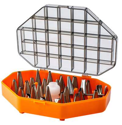 Set grykash pastiçerie Tom-gast, 29 copë, çelik inox, me kuti plastike