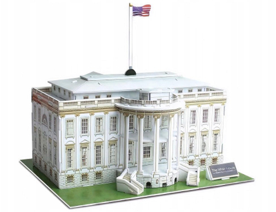Puzzle 3D hapësinor Jokomisiada WHITE HOUSE ZA2529, 35 copa, modeli Shpia e Bardhë