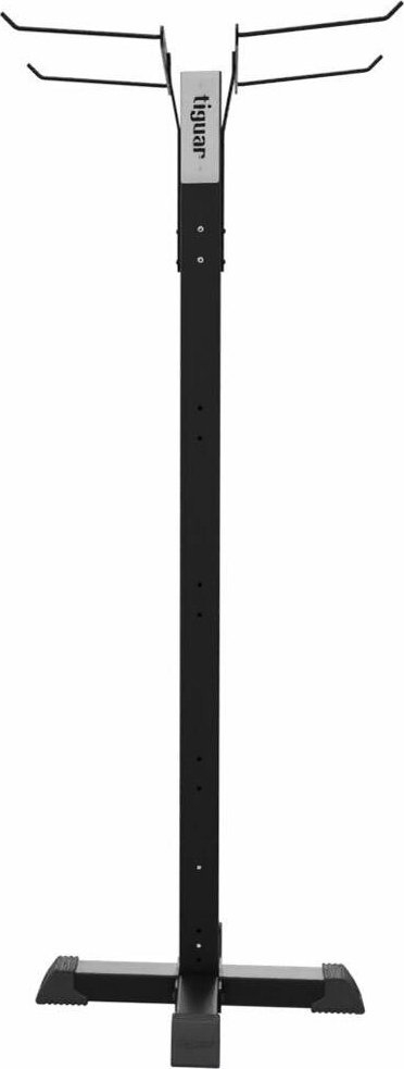 Raf dyshekësh tiguar double sided mat rack, mban gjer në 40 dyshekë, çelik, i zi