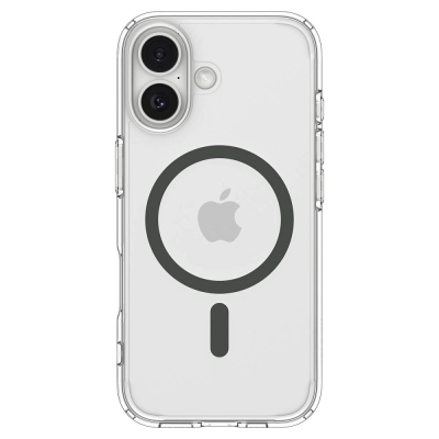 Kapak telefoni Spigen Ultra Hybrid MagFit për iPhone, MagSafe, transparent
