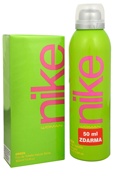 Set Nike Green Women: Eau de Toilette 100 ml + deodorant 200 ml
