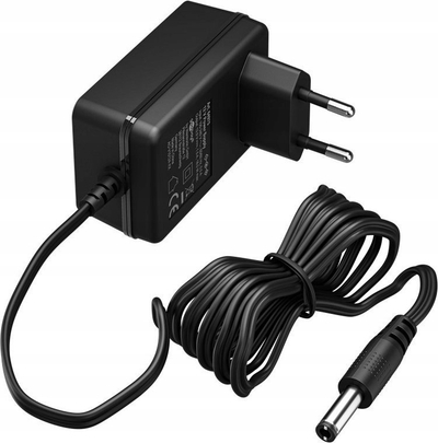 Универзален адаптер за напојување 18W, 12V 1.5A, конектор 5.5x2.1mm, црн