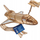 Puzzle druri Ugears NASA Space Shuttle Discovery, model mekanik 3D, shkalla 1:96, ngjyrë druri natyrale