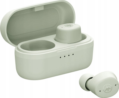 Kufje wireless Yamaha TW E3C, true wireless, me kuti karikimi, gri e çelët