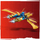 Set lodrash LEGO Ninjago 71796 Dragon Elementar kundër Robotit të Empress, Dragons Rising, blu me të artë