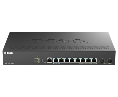 Switch i menaxhueshëm D-Link DMS-1250-10SP/E, 10 porta, rackmount, gri