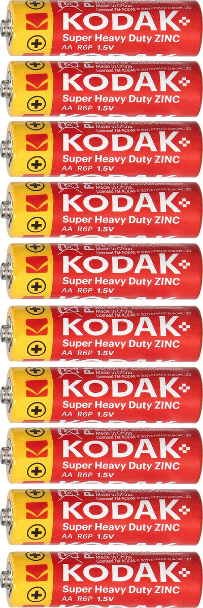 Bateri AA Kodak, paketim 10 copë, alkaline