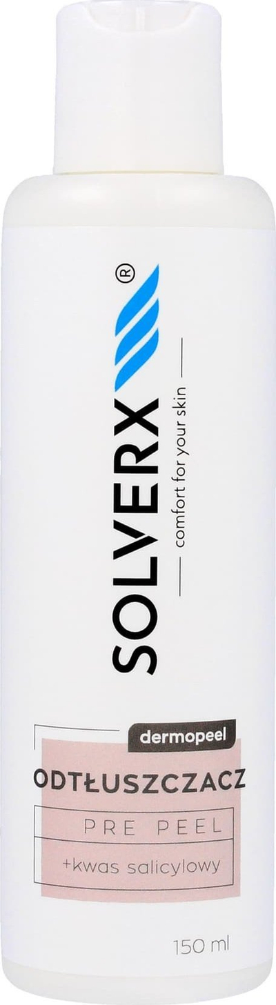 Solucion fytyre Solverx Dermopeel Degreaser, 150ml, me acid salicilik