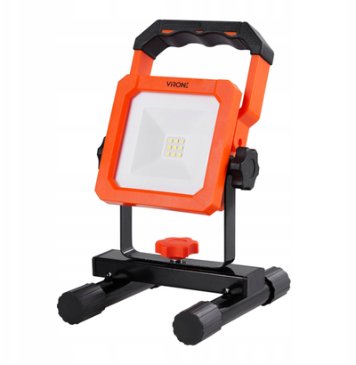 Reflektor pune NOVA LED 9W, 700 lm, i rikarikueshëm, i zi portokalli