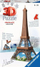 Puzzle 3D Ravensburger Mini Eiffel Tower 125364, 54 pjesë, 24 cm, shumengjyrësh