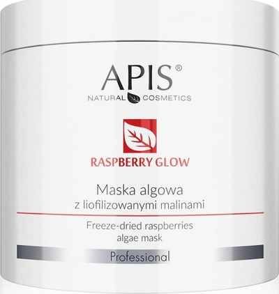 Маска за лице со алги Apis Raspberry Glow, со лиофилизирани малини, 200g