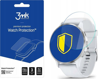 Folie mbrojtëse 3MK ARC Watch Film për Garmin Venu 3, set me 3 copë, transparente