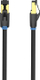 Kabllo rrjeti Vention Cat.8 SFTP, 10m, RJ45, e zezë