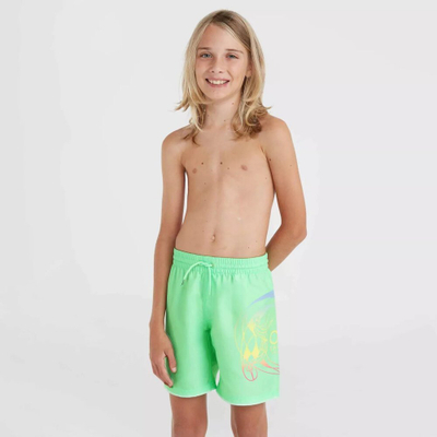 Pantallona noti për kalamaj O'Neill Circle Surfer Jr, 14", tharje e shpejtë, jeshile