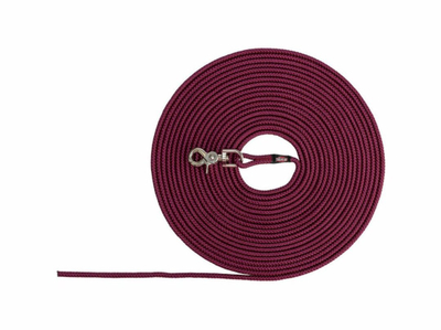 Litar stervitje për qen Trixie Drag Line, 20m, 0.6cm, i kuq sangria