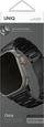 Rrip ore Uniq Osta Case për Apple Watch, çelik inox, 42 44 45 49mm, argjendtë