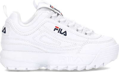 Atlete për kalamaj Fila Disruptor Kids, me shollë të trashë, të bardha