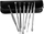 Set aksesorë për pastrim fytyre TopShine AG554D, 7 copë, të argjendta