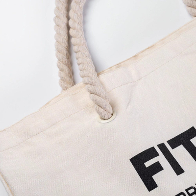 Çantë pazarit FITANU ECO BAG, 52x39 cm, pambuk edhe poliester, shumëngjyrëshe