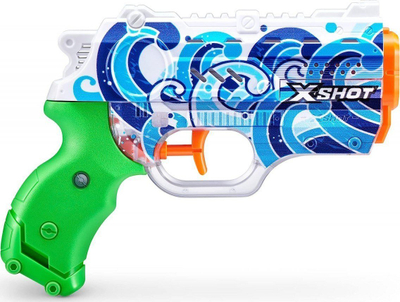 Pistolete me uj ZURU X-Shot Water Fast-Fill Skins Nano Hydra, mbushje e shpejt, për kalamaj, shumëngjyrëshe