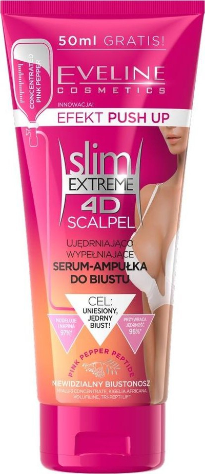 Krem për gjoks Eveline Slim Extreme 4D Scalpel, forcon e tonifikon, 175 ml