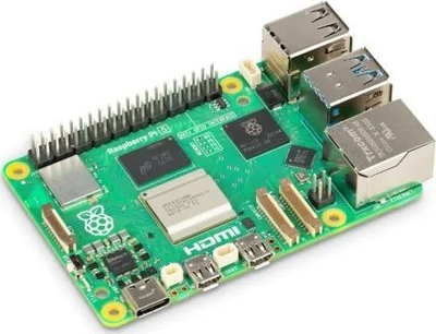 Pllakë zhvillimi Raspberry Pi 5, 4GB RAM, Wi‑Fi 5 Bluetooth, jeshile
