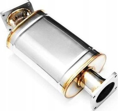 Downpipe shkarkimi BMW E60 E61 525D 530D M57N, diametër 63.5 mm, çelik inoksi