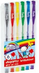 Set stilolapsa xheli me shkëlqim Grand Glitter, 6 ngjyra