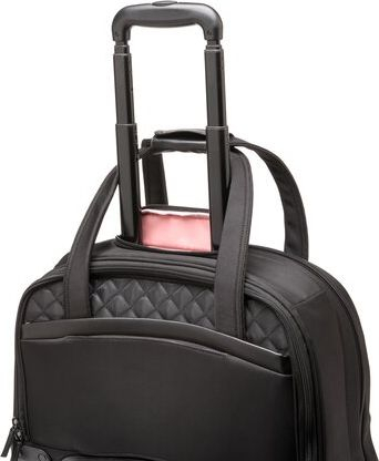 Çantë biznesi Kensington Contour 2.0 Executive Balance K60380WW, 15.6", me rrota spinner, e zezë