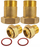 Set arra lidhëse bronzi për ujëmatës DN32, 1 1/4"