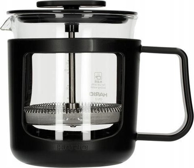 French press Hario Cafe Press U CPU-2-B, 300ml, xham që s’e ha nxehtësia, i zi
