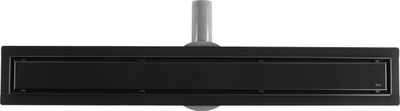 Kanal kullimi i drejtë REA Neox Pro Black 80, 80 cm, çelik inox, i zi