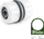 Konektor zorre Bradas WHITE LINE, 3/4", PVC, i bardhë