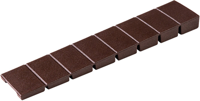 Kunja rregulluese për mobilje Wedge Furni Level, 8x20x100mm, set 8 copë, kafe