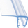 Shirit izolimi për dyer UPD8 Feather Seal, 8mm, 2m, transparent