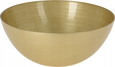 Enë dekorative qelqi Home Styling Collection, 28 cm, ngjyrë ari