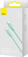Kabllo Baseus USB-C (6932172603953), 2 m, e gjelbër