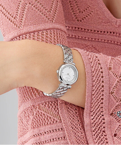 Orë dore për femra Guess GW0839L4, e argjendtë