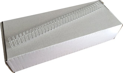 Spirale metalike lidhëse Argo Wire Spine 12.7mm 424121, format A4, 81-100 fletë, e bardhë