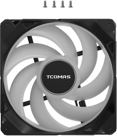 Ventilator procesori Tcomas FA200, 120mm, ARGB, i zi