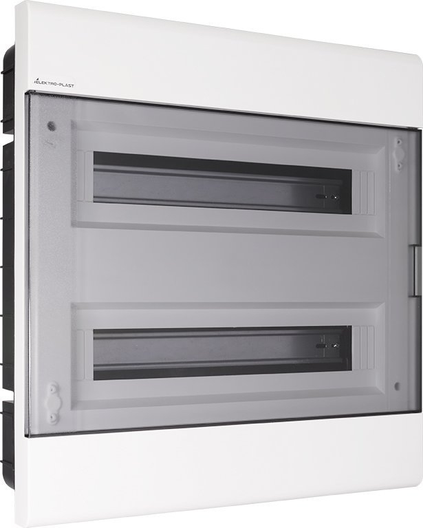 Kasë ndarëse e fshehtë SRp-36/2, 36 module 2x18, N+PE, IP40, derë transparente