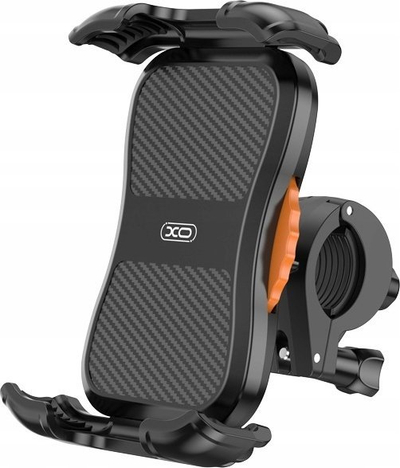 Mbajtëse telefoni për timon XO C113, universale 5-7", rrotullim 360°, e zezë